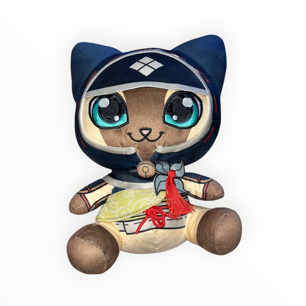 Stubbins Monster Hunter Rise Palico Deluxe Plush 12" Felyne Cat Capcom Toy